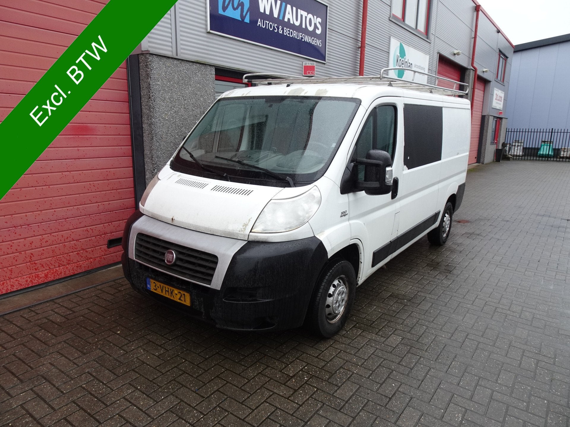 Fiat Ducato 30 2.3 MultiJet MH1 3 zits l2-h1 (bj 2010), Auto's, Voorwielaandrijving, Stof, Gebruikt, Elektrische ramen