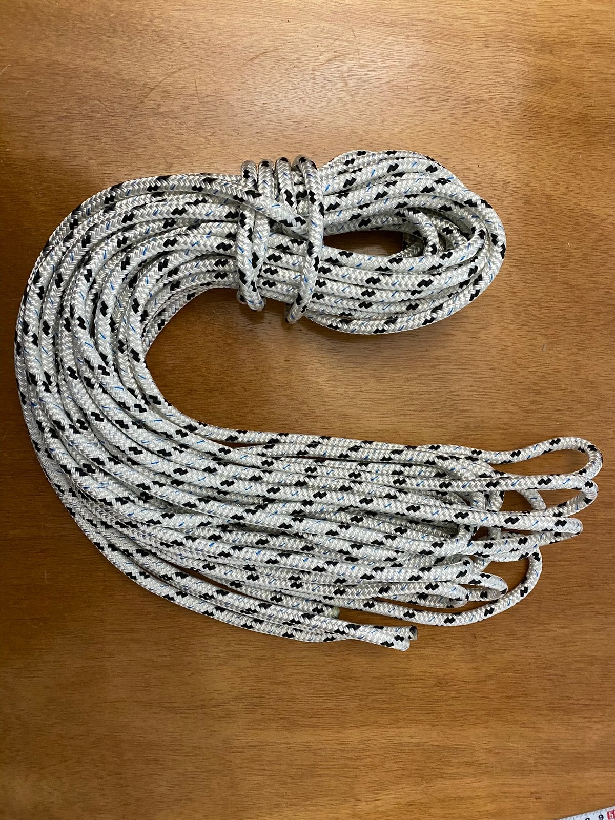 Polyester touw 8 mm - 25 m - Reeflijn, val, schoot - Nieuw!, Kingfisher Yacht Ropes, Nieuw, Ophalen of Verzenden, Nvt