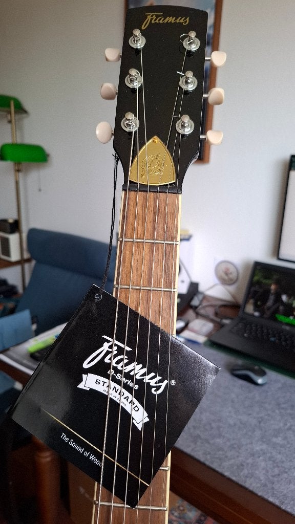 Framus VINTAGE51-23 D-series Vintage  5/51 Studio Black, Ophalen, Zo goed als nieuw, Overige typen, Met (piezo-)element