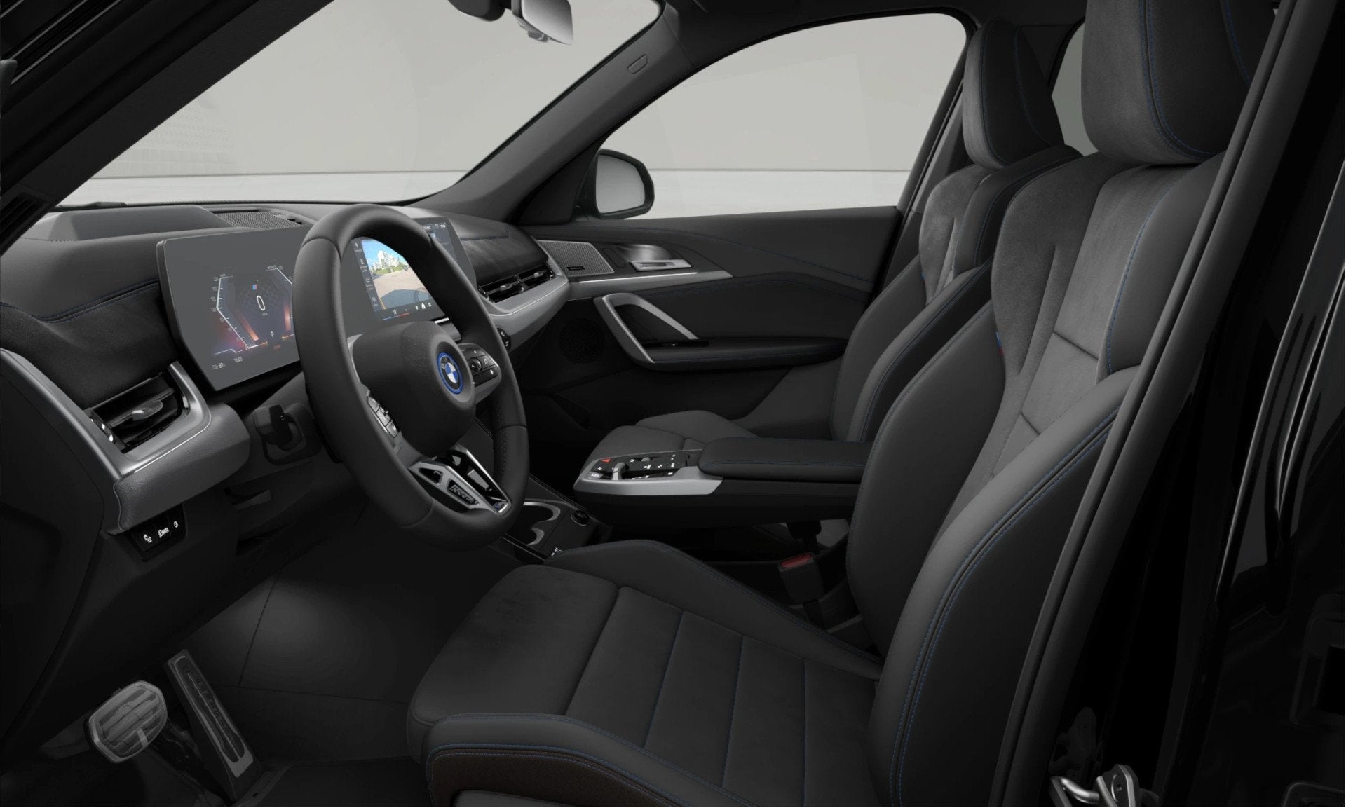 BMW iX1 eDrive20 M-Sport - Pano - Trekhaak - Memoryzetel - H, Auto's, 12 maanden, Gebruikt, Zwart, 24 min