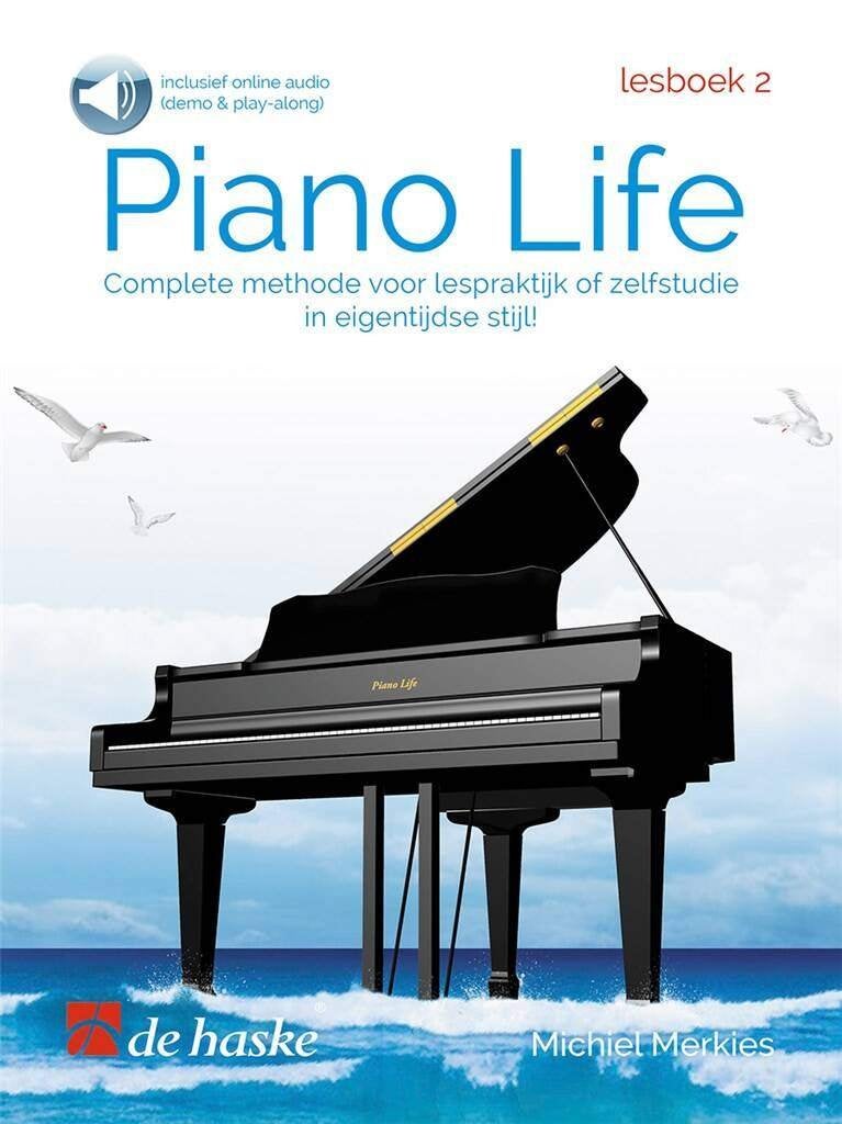 Piano life, lesboek 2, Ophalen of Verzenden, Nieuw, Les of Cursus, Piano