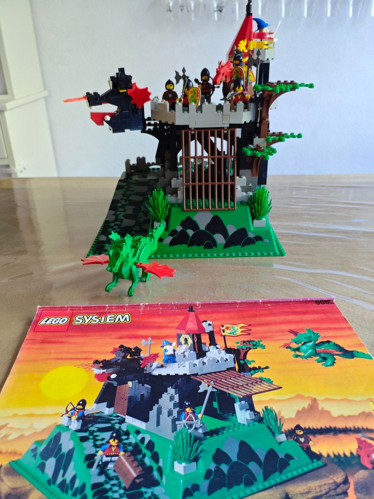 Lego 6082 Fire Breathing Fortress compleet, Gebruikt, Lego, Ophalen of Verzenden, Compleet