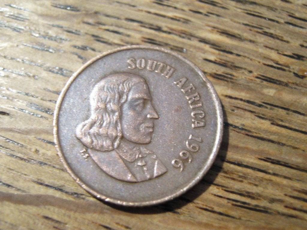 South Africa 1 Cent 1966, Jan van Riebeeck #519, Ophalen of Verzenden, Zuidoost-Azië, Losse munt