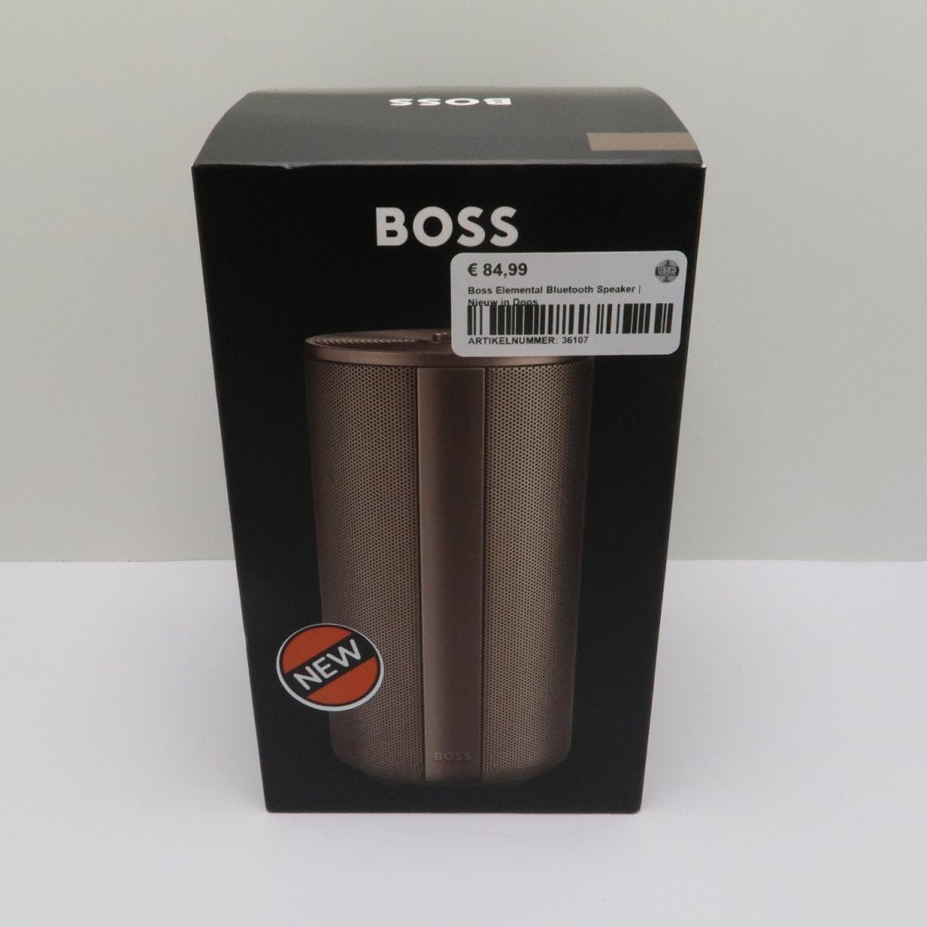 Boss Elemental Bluetooth Speaker | Nieuw in Doos, Hugo Boss, Nieuw, Support@hugoboss.com, Dieselstr. 12
72555 Metzingen
Germany