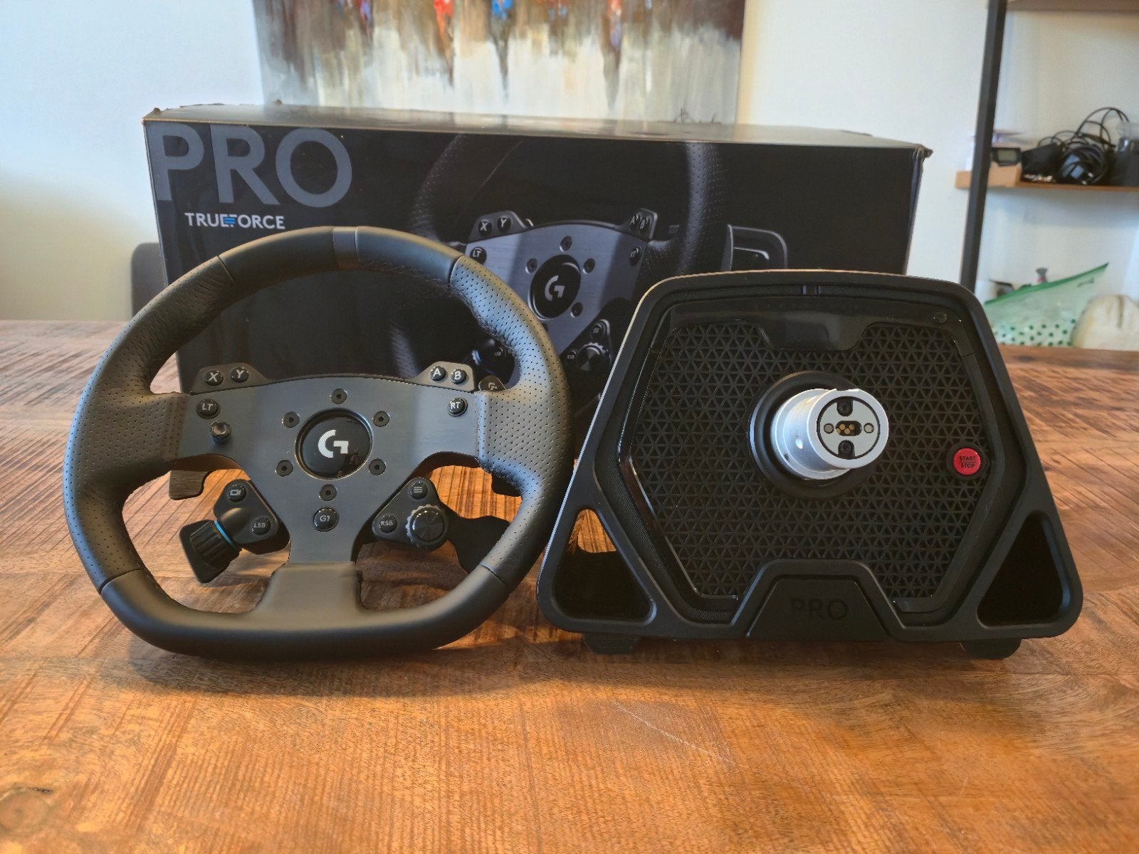 Logitech G Pro Trueforce racestuur voor PC - Gerepareerd, Gebruikt, 1 speler, Racen en Vliegen, Ophalen of Verzenden