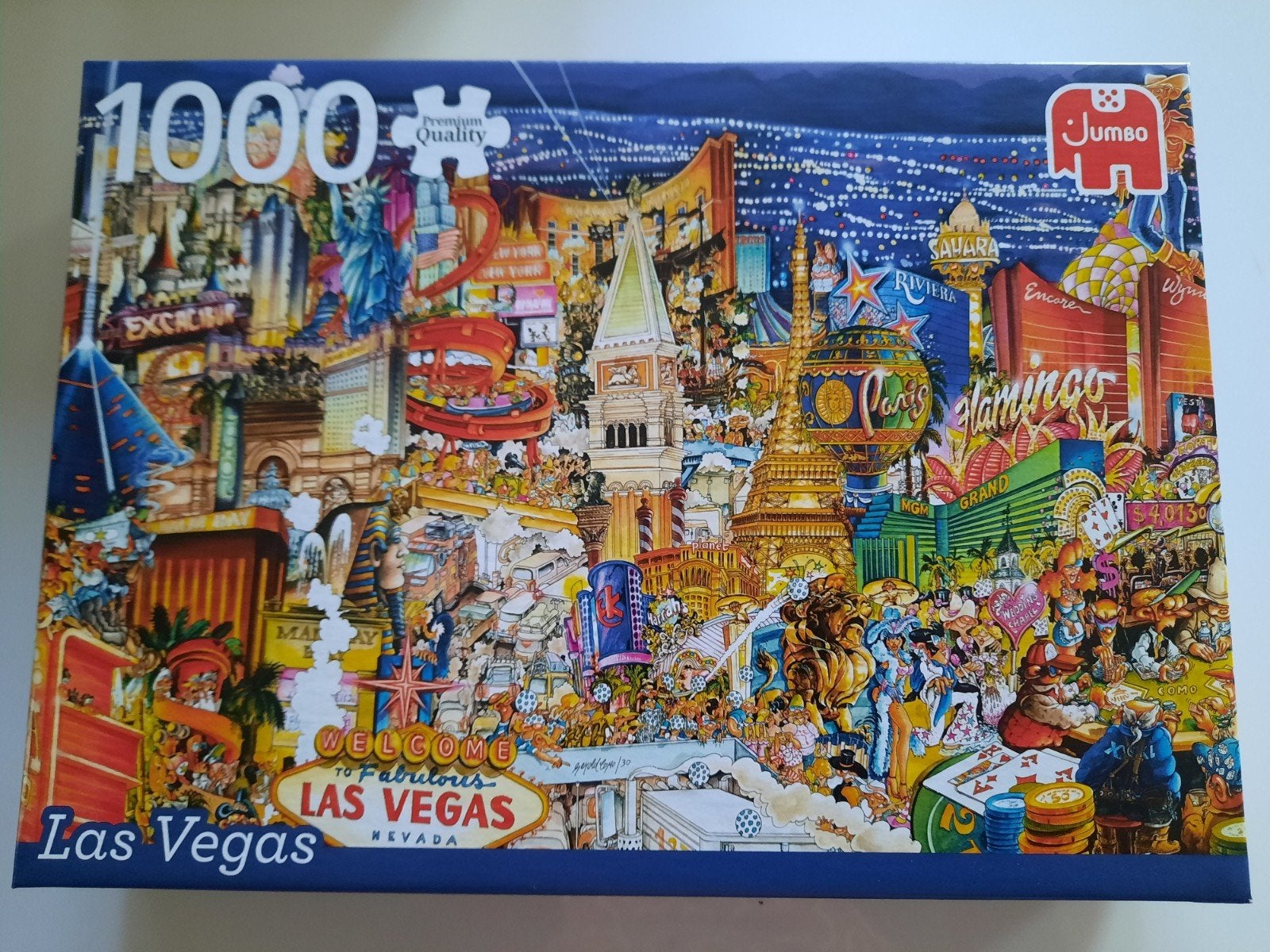 Mooie Jumbo puzzel
Thema: LAS VEGAS
1000 stukjes
NIEUW, Ophalen of Verzenden, 500 t/m 1500 stukjes, Nieuw