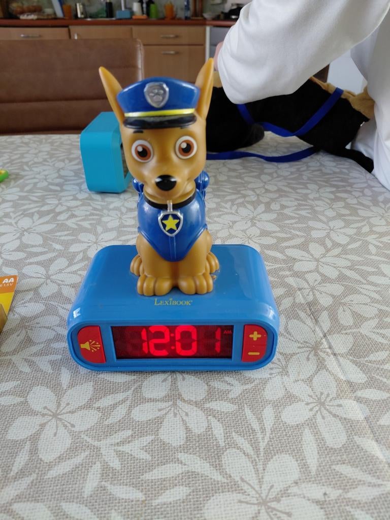 Paw patrol wekker bijna gratis, Ophalen, Zo goed als nieuw, Klok