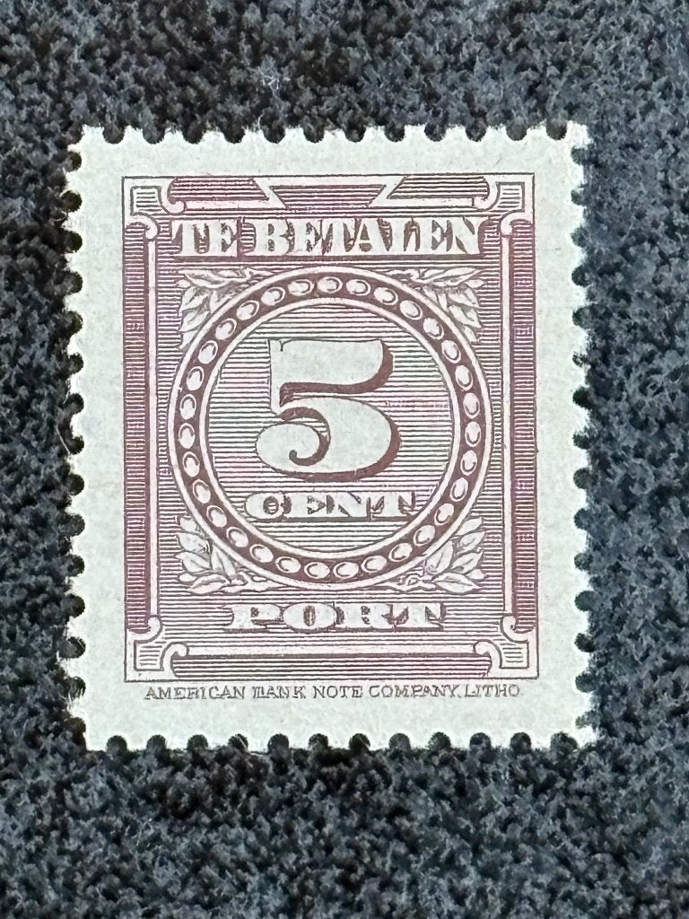 1945 SUR P34, Port American Banknote Cie, 5 cent, POSTFRIS, Ophalen of Verzenden, Postfris