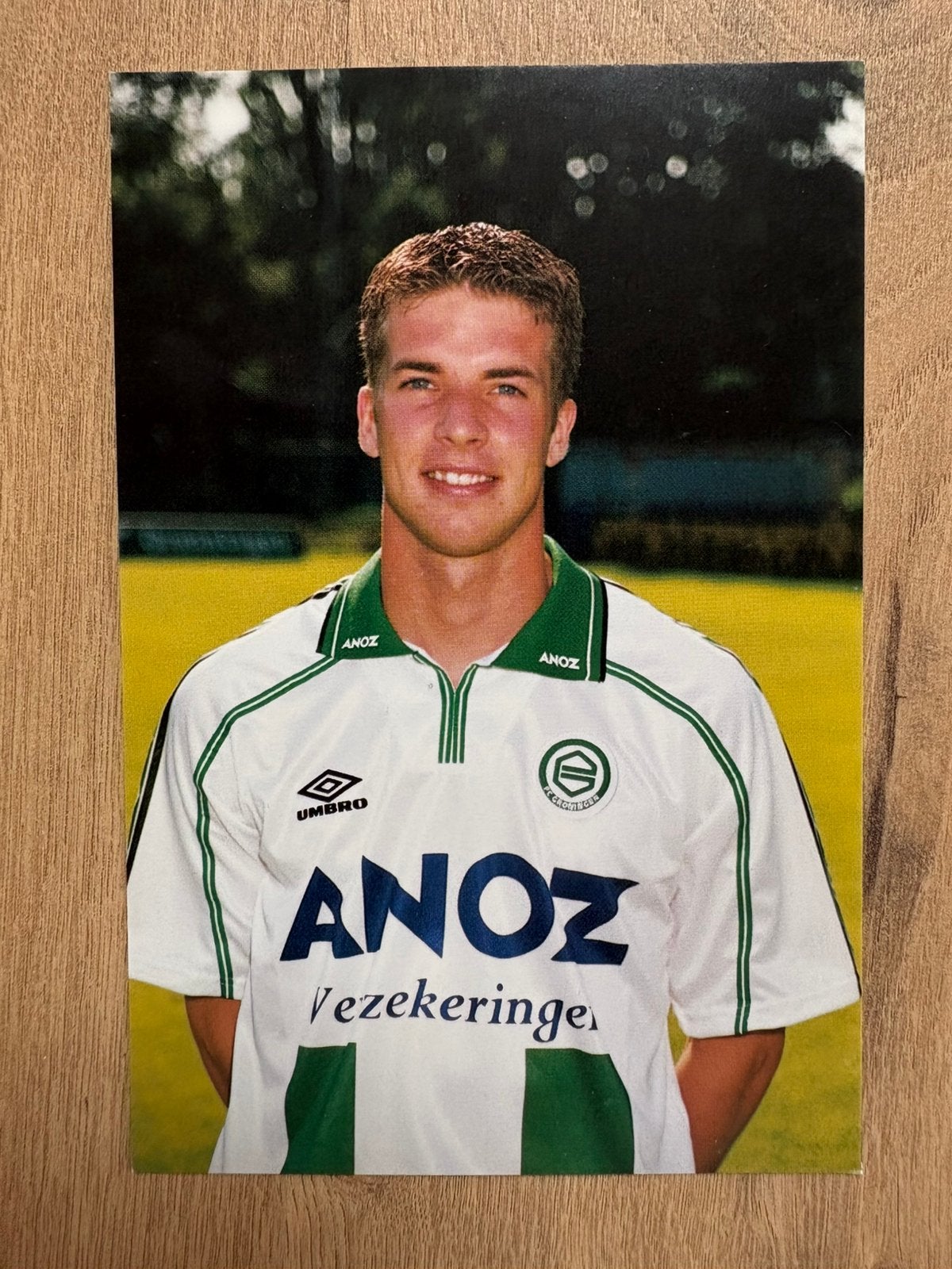 Fotokaart Sander van Gessel (FC Groningen)., Ophalen of Verzenden, Nieuw, Overige binnenlandse clubs, Spelerskaart
