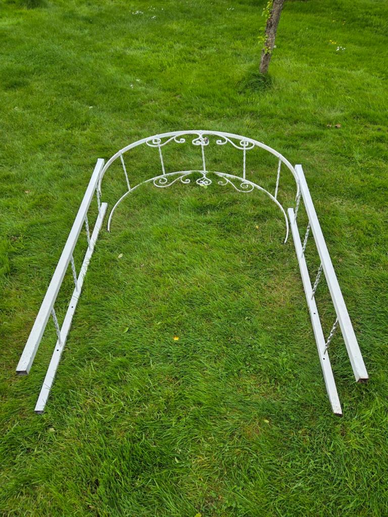 Degelijke Rozenboog / tuin poort / sier boog / prieel, Ophalen, Gebruikt, IJzer