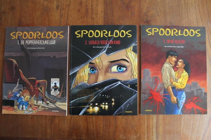 Spoorloos (Gil St-Andre) deel 1-2-3 detective/thriller strip, Meerdere stripboeken, Ophalen of Verzenden, Gelezen