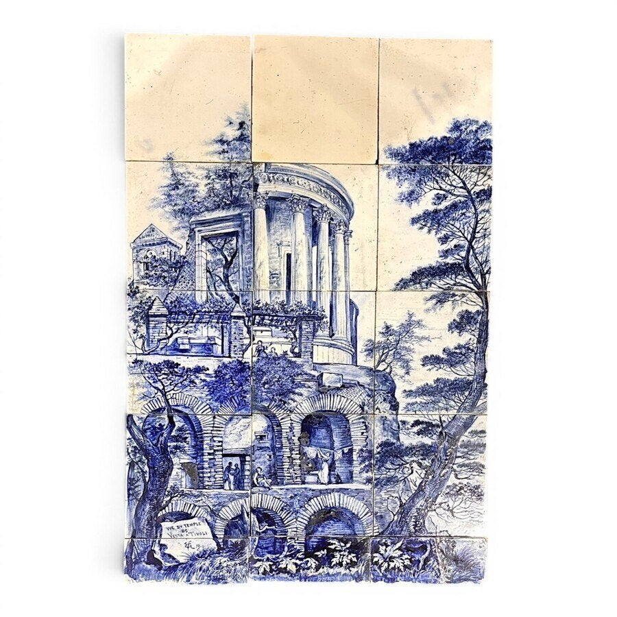 Tempel  Sibelle of Vesta Creil et Montereau Faienceries 1893, Ophalen of Verzenden