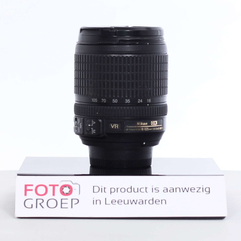Nikon AF-S DX NIKKOR 18-105mm f/3.5-5.6G ED VR (Leeuwarden), Foto-Groep, Luttekepoortstraat 26 3841 AX Harderwijk, Nikon, Ophalen of Verzenden