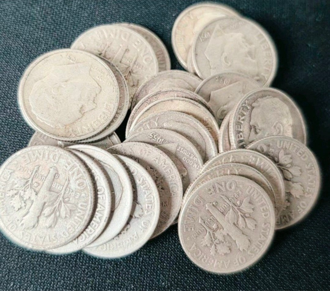 10x Dime amerika Zilver, Verzenden, Noord-Amerika, Setje, Zilver