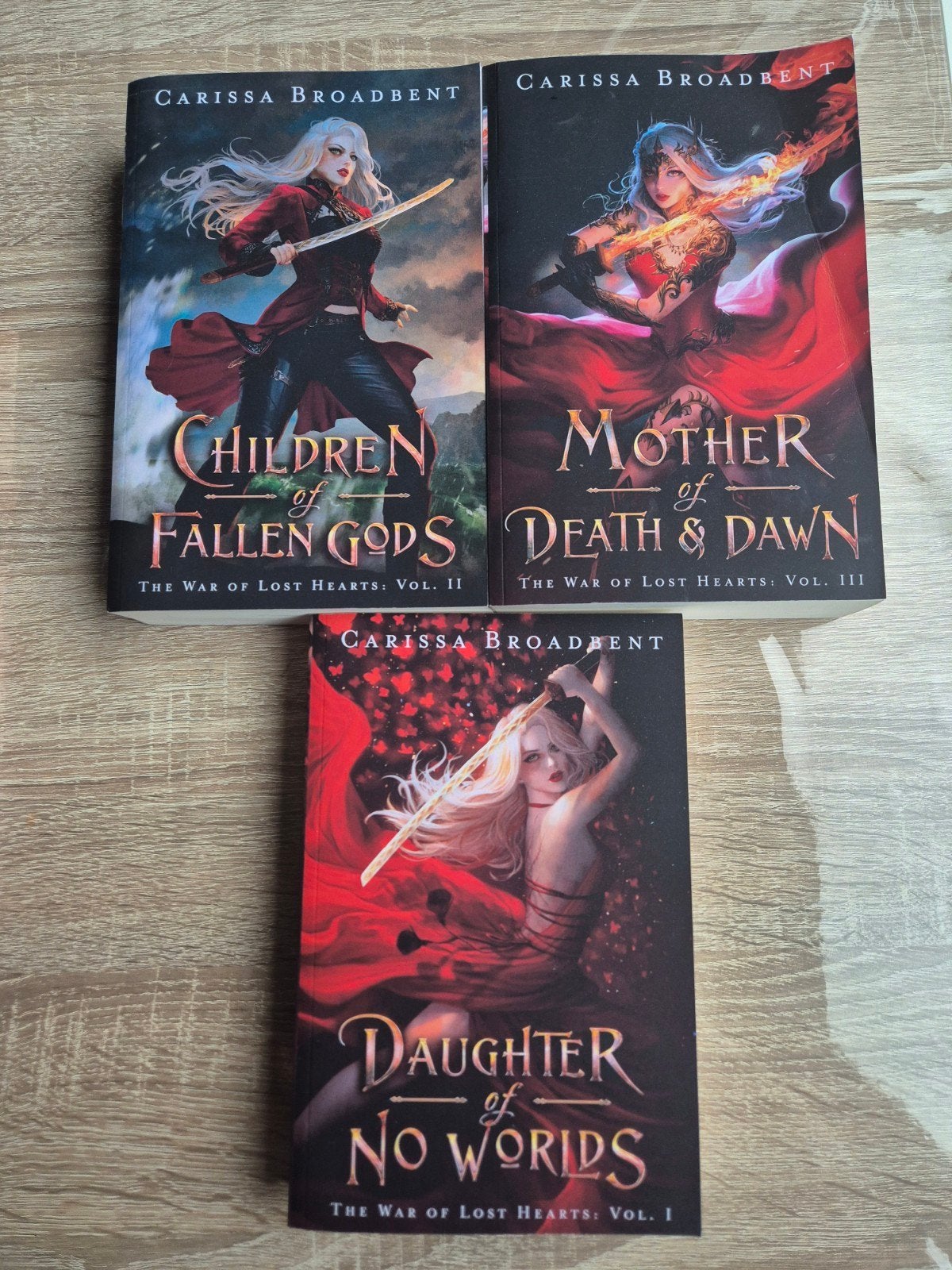 Carissa broadbent the war of hearts collectie, Boeken, Fantasy, Ophalen of Verzenden