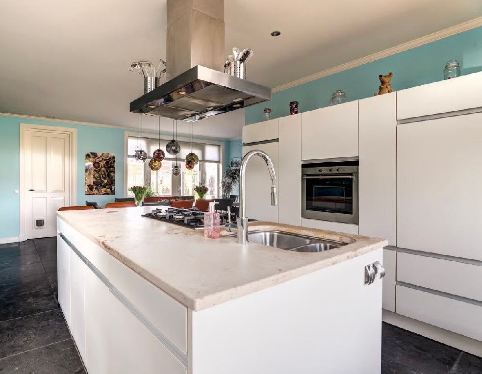 SieMatic complete keuken, Ophalen, Gebruikt, Crème, Met kookeiland