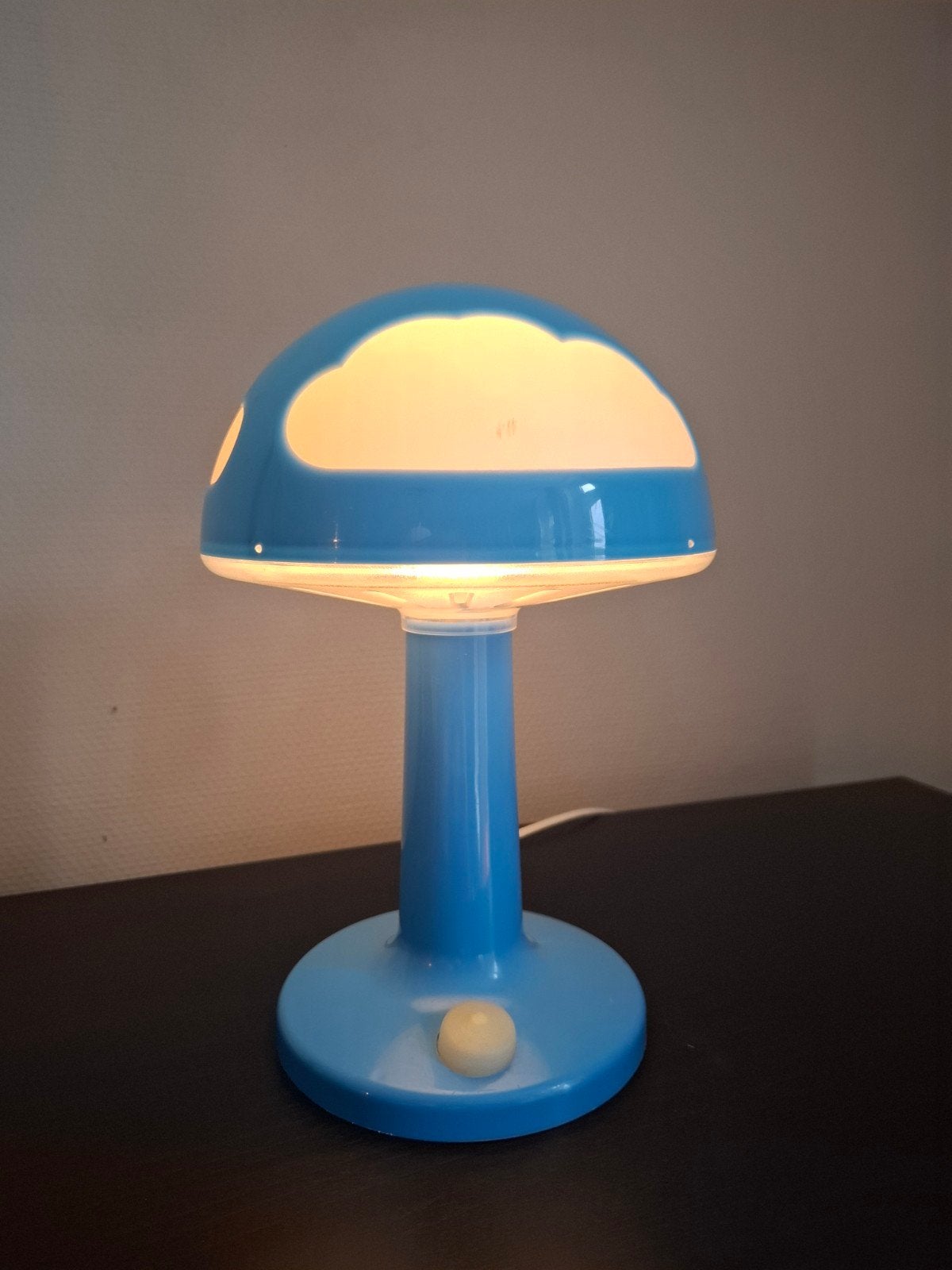 Ikea skojig blauw wolkenlampje, Blauw, Ophalen, IKEA
