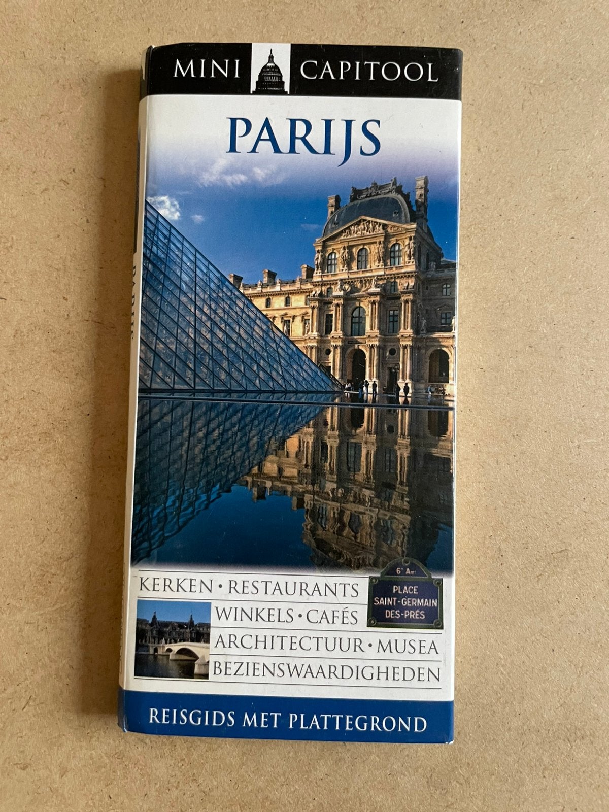 reisgids Capitool mini Parijs, 2007, 98 pag met uitv kaart, Gelezen, Capitool, Europa, Ophalen of Verzenden