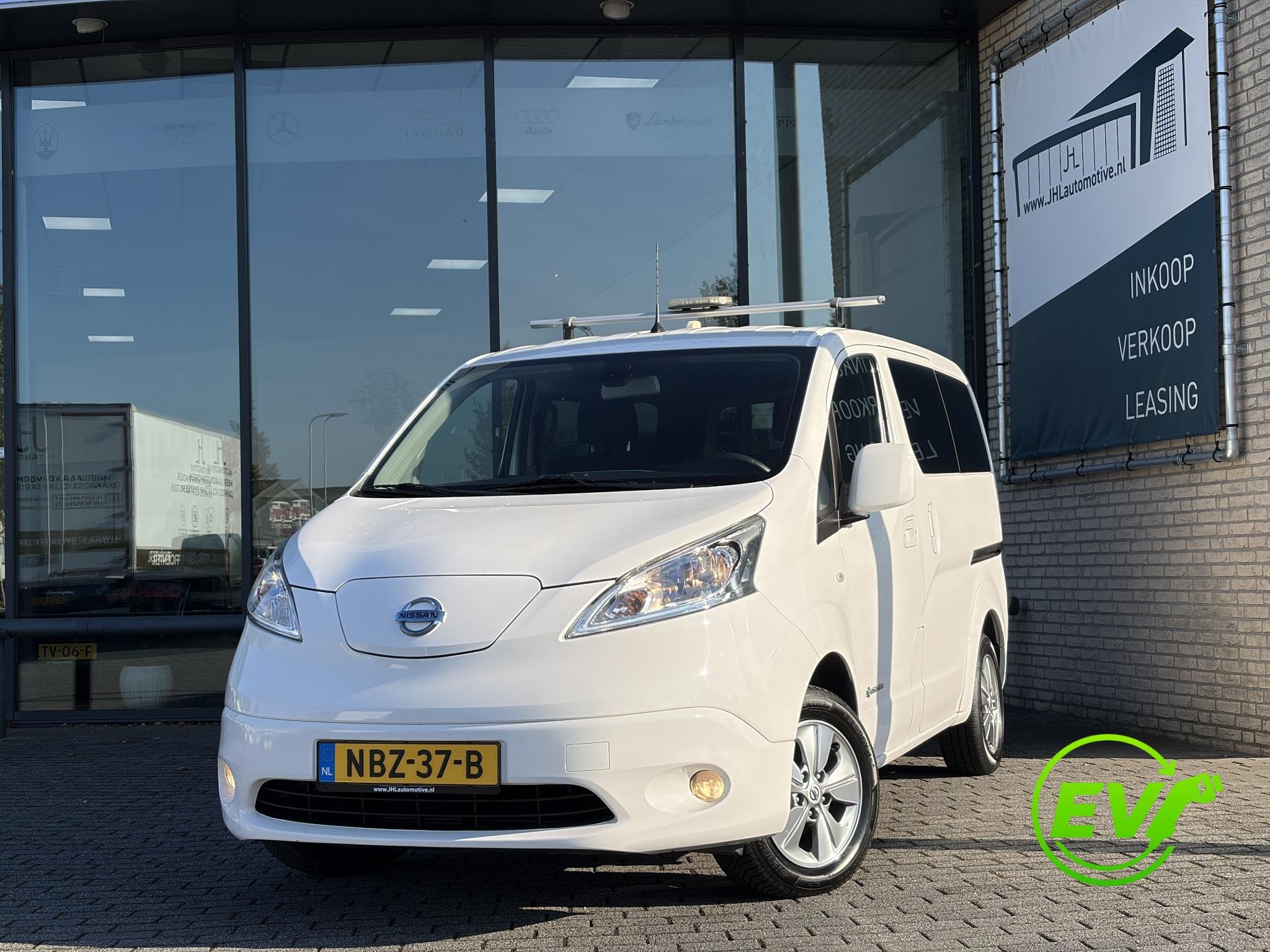 Nissan e-NV200 Evalia 40 kWh Connect Edition*2XSCHUIF*A/C*CA, Auto's, Stof, Traction-control, Wit, 1667 kg