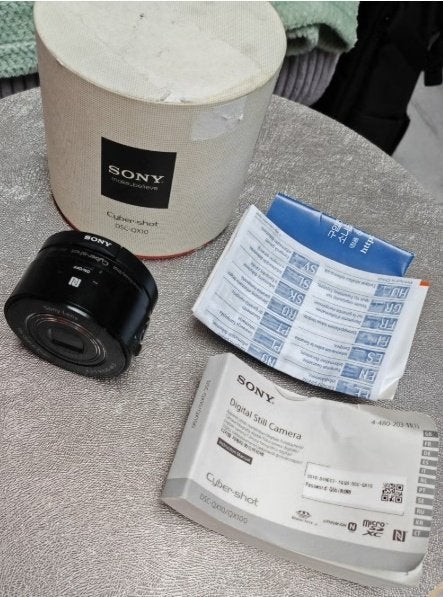 Sony QX10 camera/lens Zwart, Ophalen of Verzenden, Zo goed als nieuw, Sony, 8 keer of meer