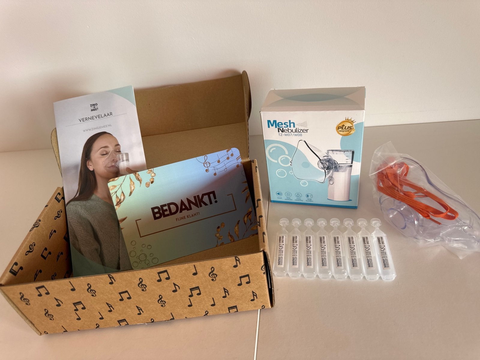 Mesh Vernevelaar TZ-W07/W08 met accessoires, Ophalen of Verzenden, Nieuw, Overige typen