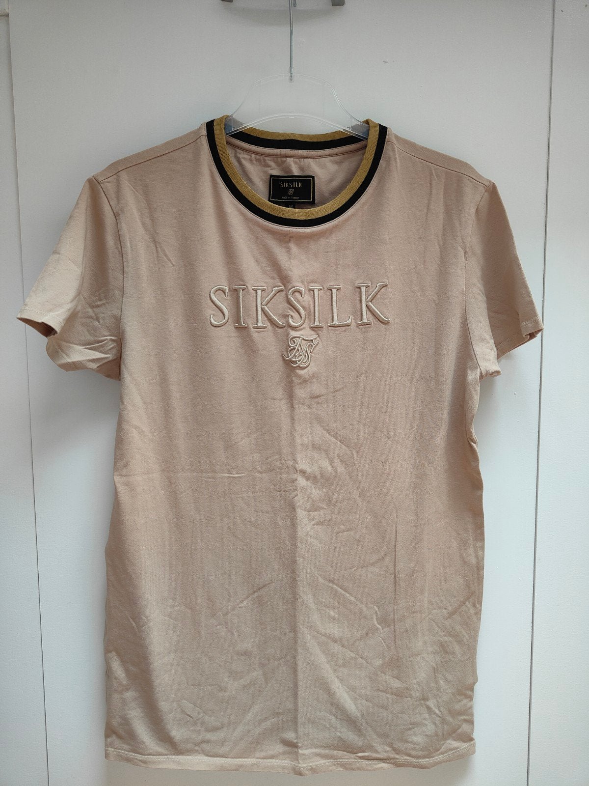 SikSilk T-shirt - Maat M - Beige, SikSilk, Maat 48/50 (M), Beige, Ophalen of Verzenden