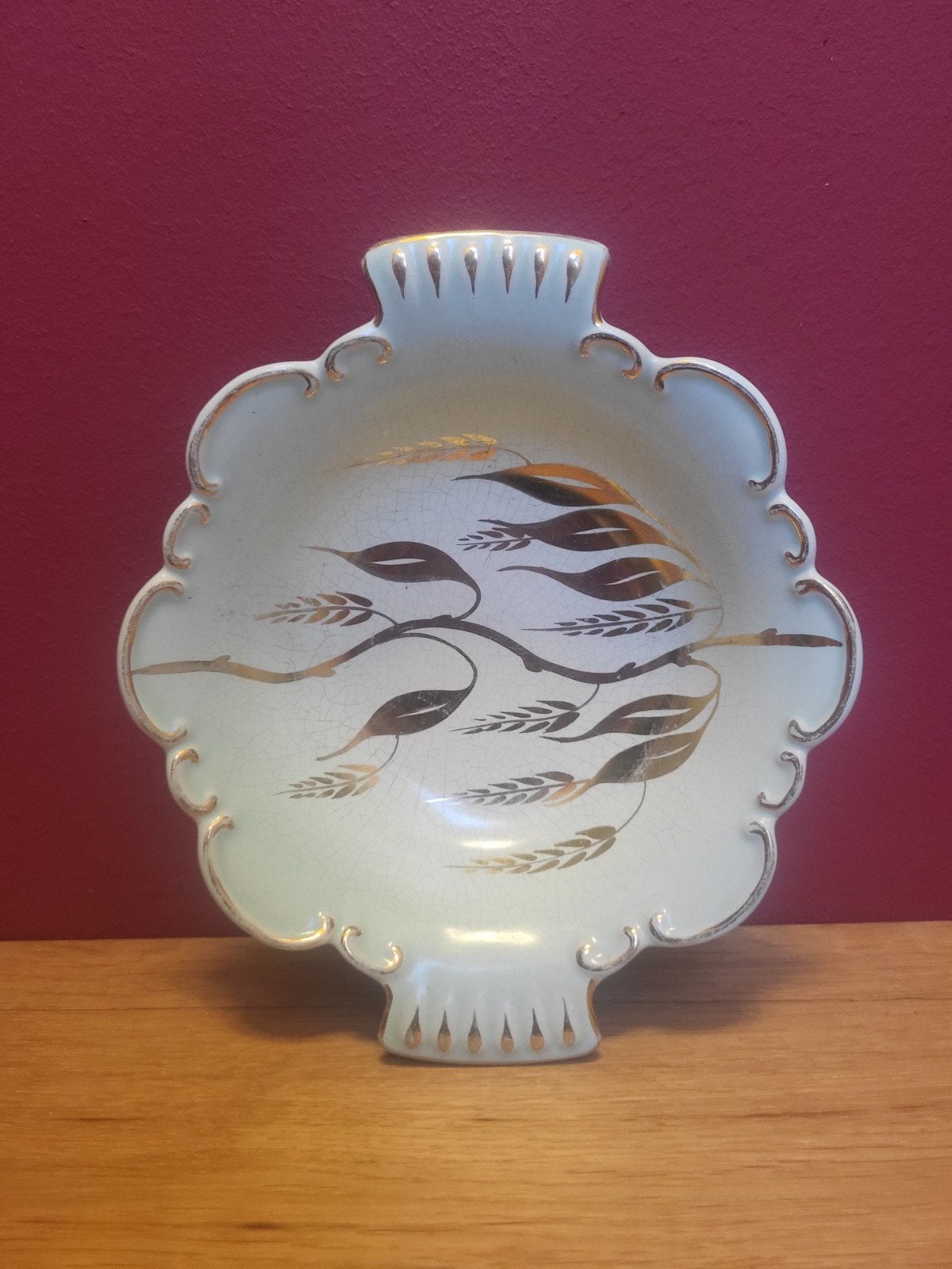 Vintage Gouda Holland schaal - Junieel Flora, Ophalen of Verzenden