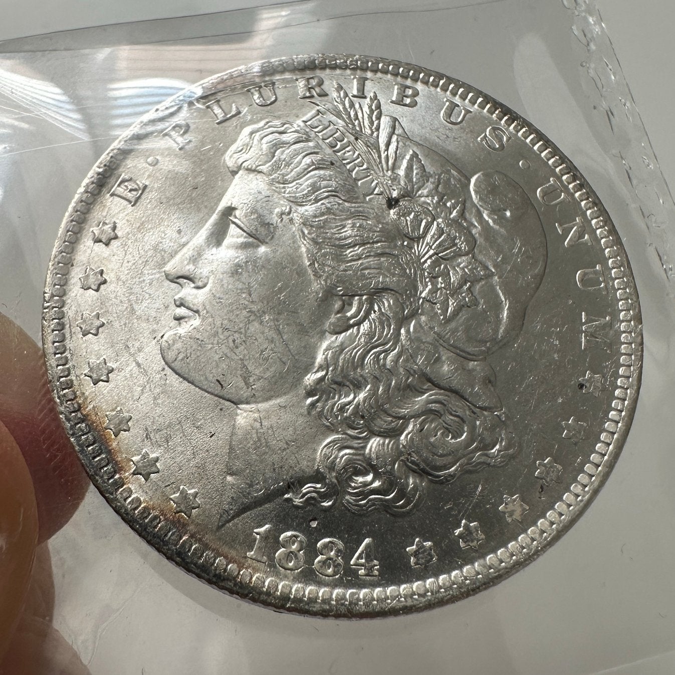 USA 1884-O Morgan Dollar, Ophalen of Verzenden, Noord-Amerika