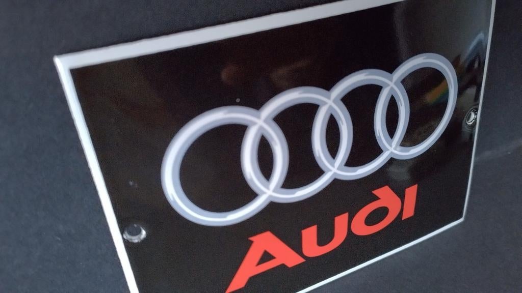 Audi metalen bord Pol, Verzenden, Nieuw, Auto's