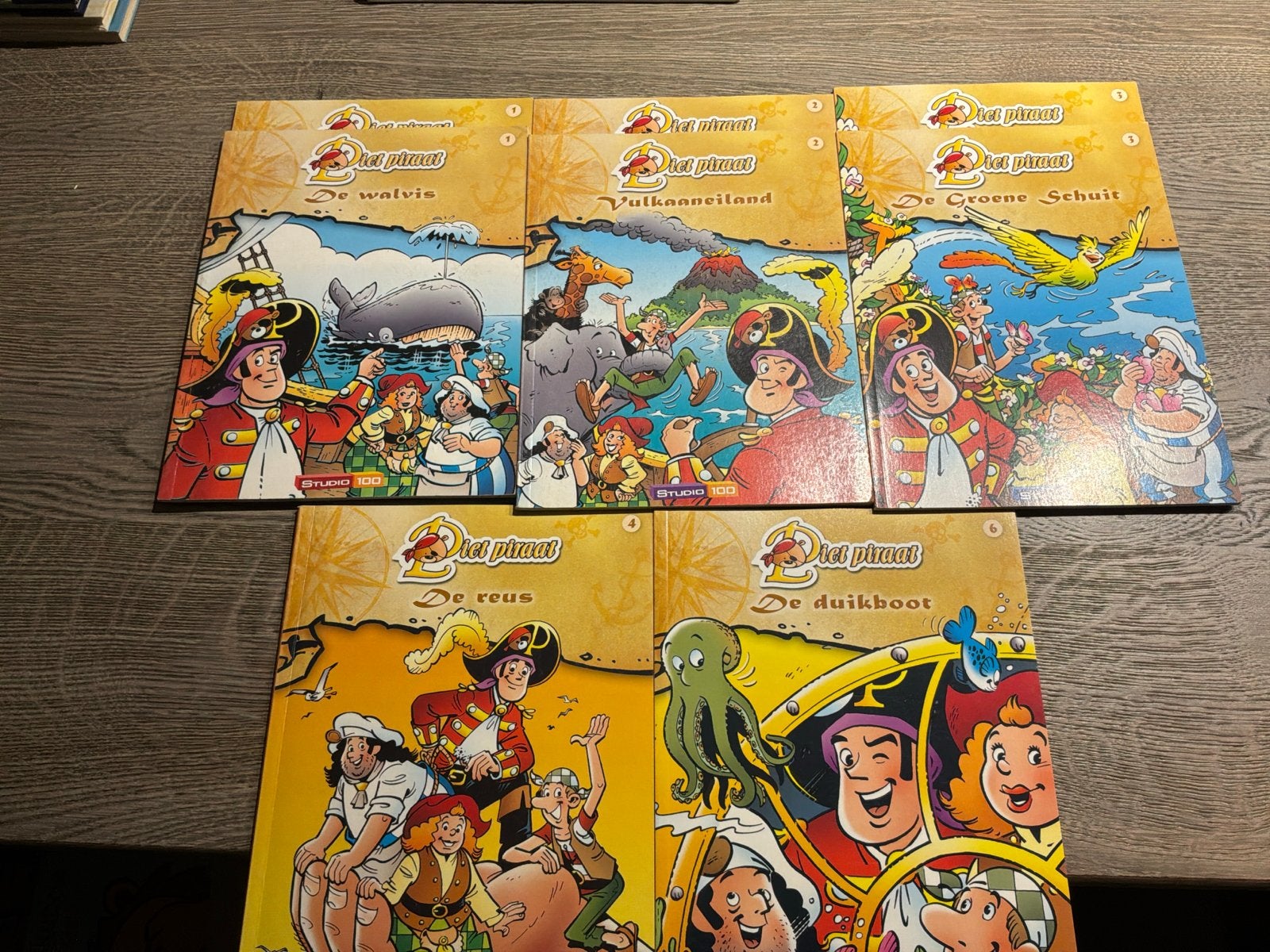 Piet Piraat boeken - 5-delige set, Boeken, Ophalen of Verzenden, Gelezen, Sprookjes
