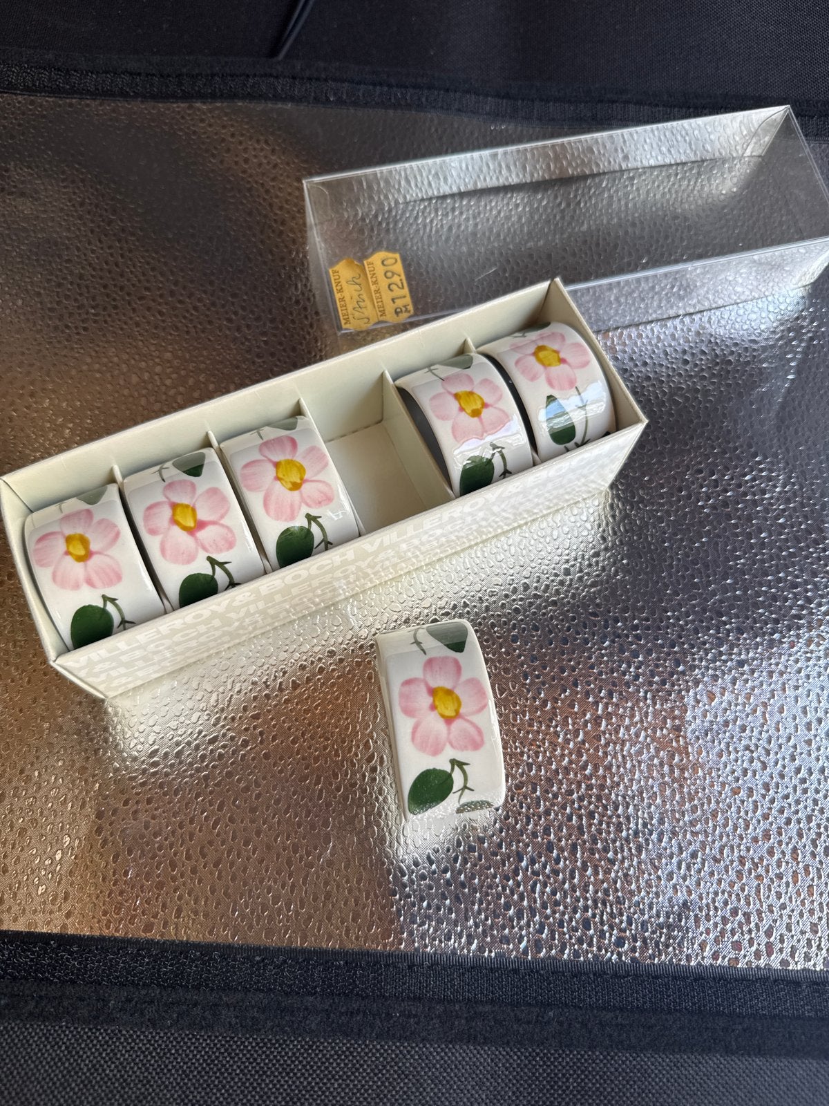 Villeroy & Boch Wild Rose servetringen (6 stuks), Huis en Inrichting, Keuken | Servies, Klassiek, Nieuw, Ophalen of Verzenden