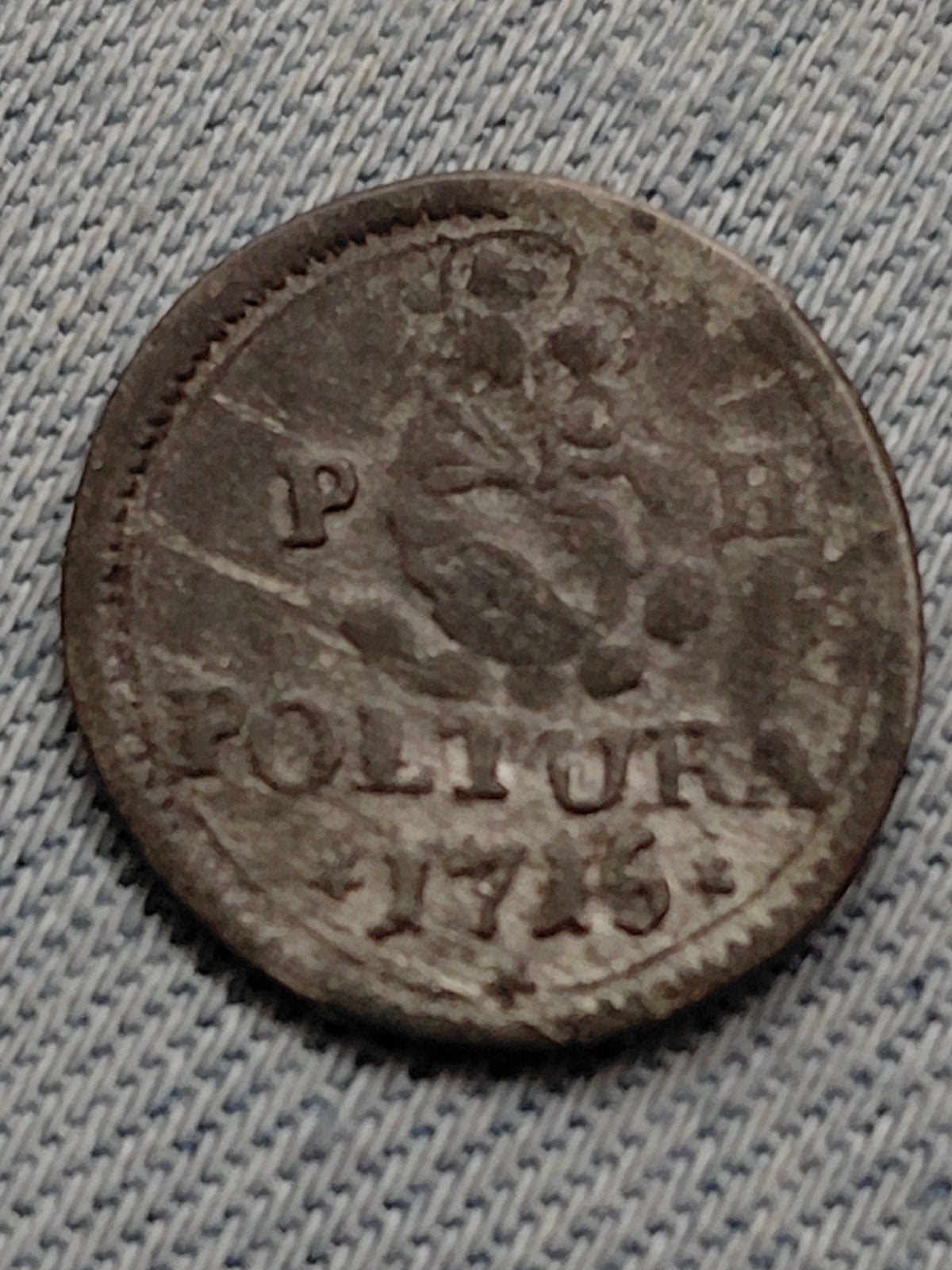 Hongarije 1 Poltura 1715 Charles III - Zilver, Verzenden, Hongarije, Losse munt, Zilver