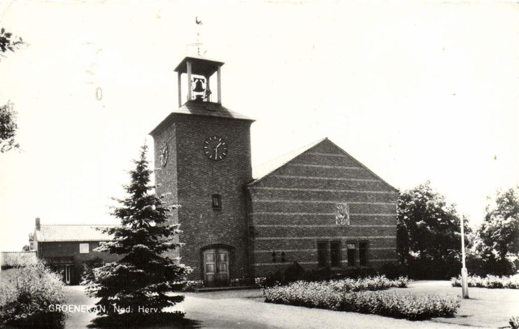 Groenekan, Ned. Herv. Kerk - 1972 gelopen, Ophalen of Verzenden, 1960 tot 1980, Gelopen, Utrecht