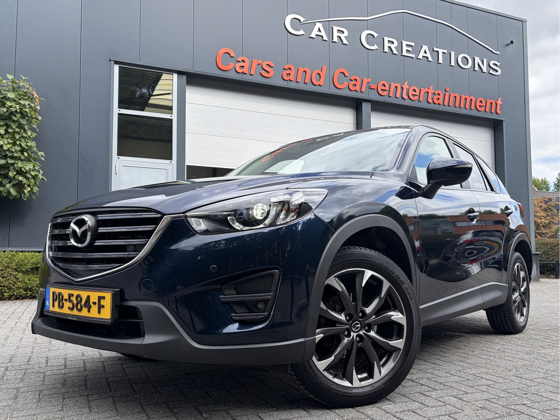 Mazda CX-5 2.0 SkyActiv-G 165 GT-M Line 2WD (bj 2017), 1998 cc, 4 cilinders, 700 kg, Blauw