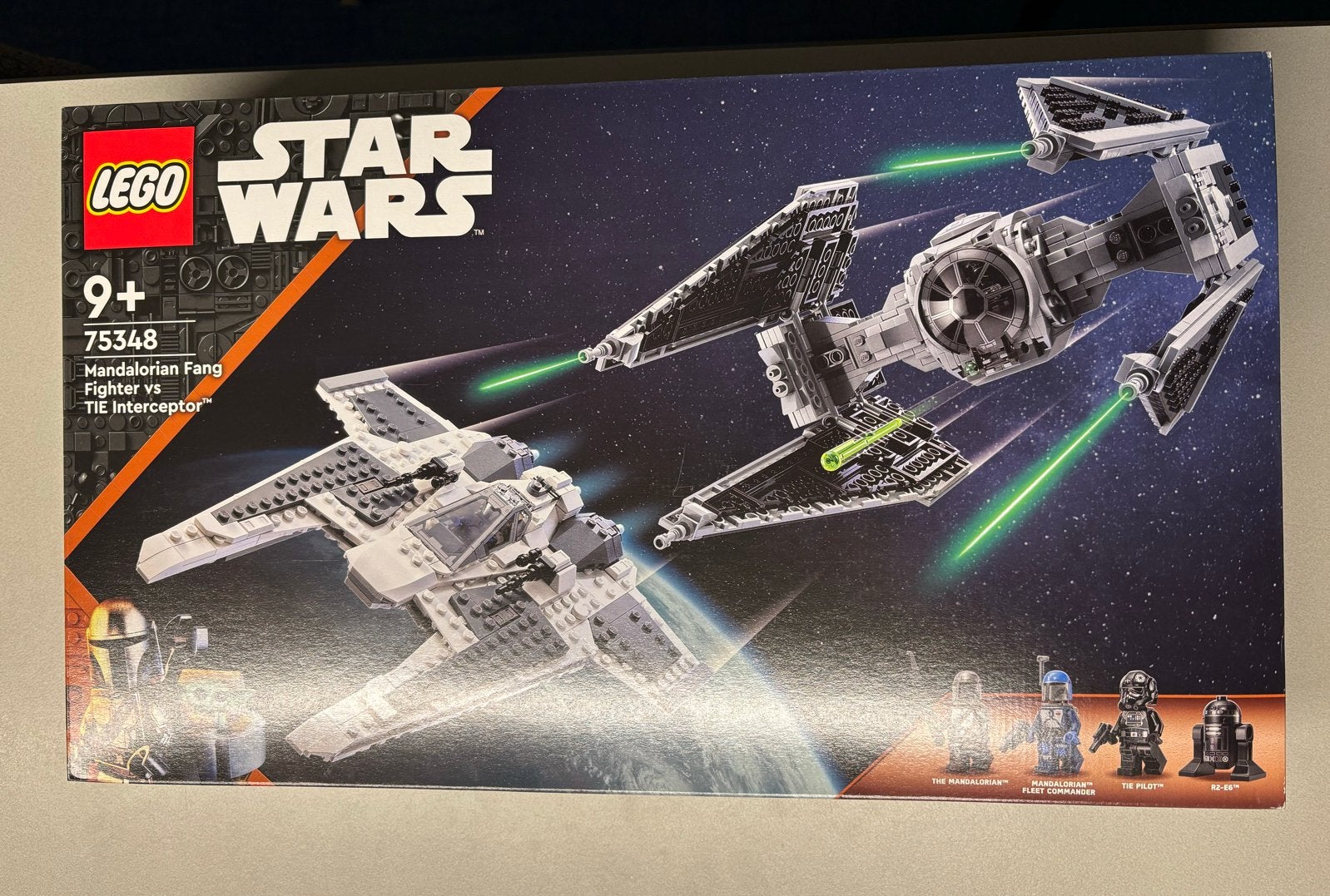 Nieuwe LEGO Star Wars 75348 Mandalorian Fang Fighter vs TIE, Star Wars, Lego, Nieuw, Ophalen of Verzenden