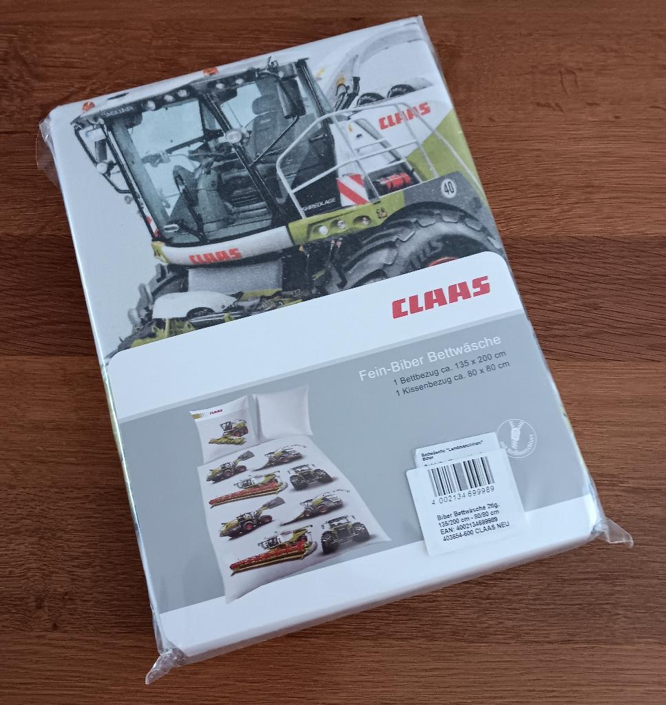 NIEUW: 1 persoons Claas dekbedovertrek + sloop, Ophalen of Verzenden, Nieuw, Eenpersoons, Dekbedovertrek