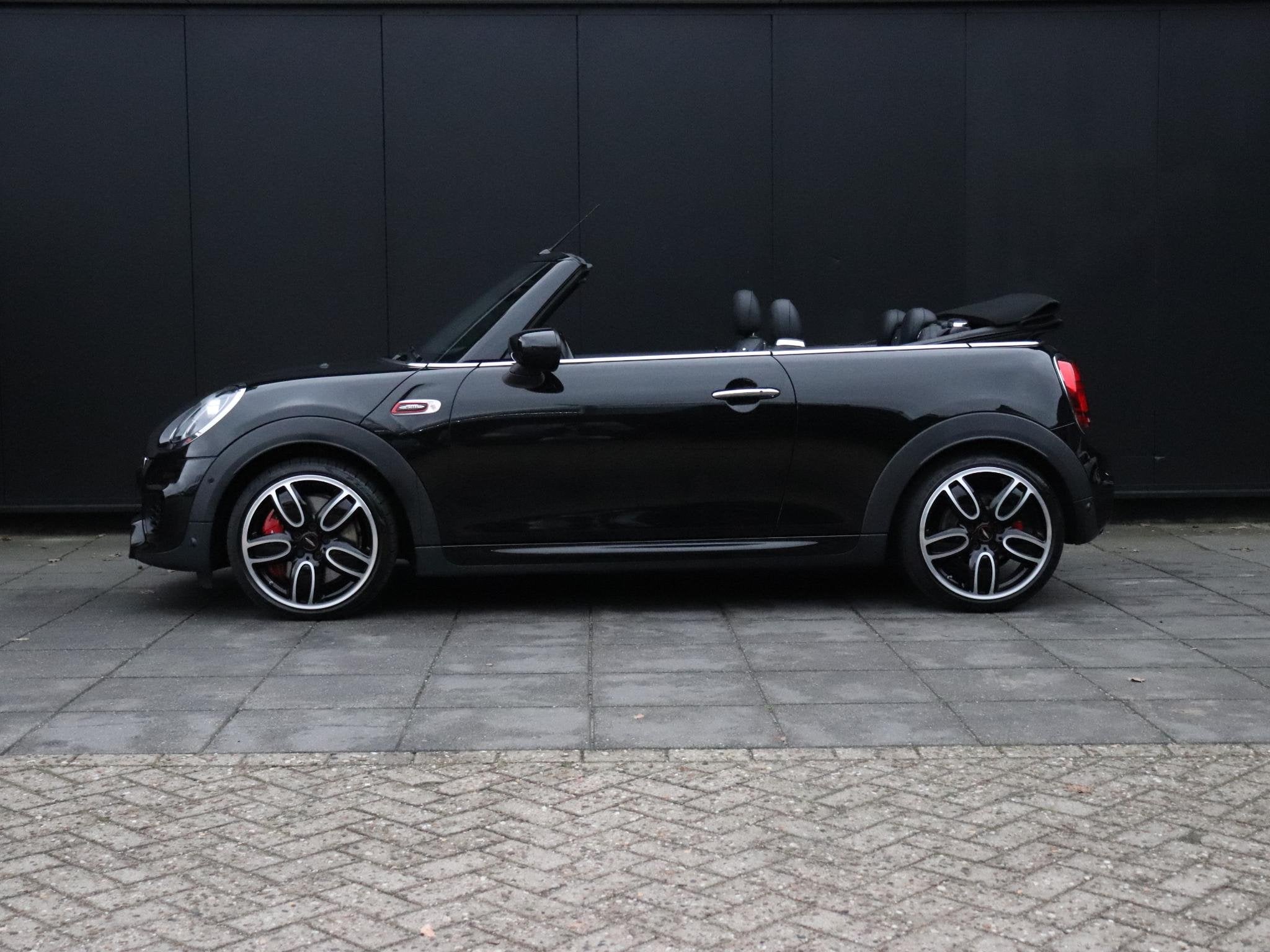 MINI Cabrio 2.0 John Cooper Works Chili | LEDER | H&K | PDC, Auto's, Mini, 1998 cc, Stof, Gebruikt, 4 cilinders
