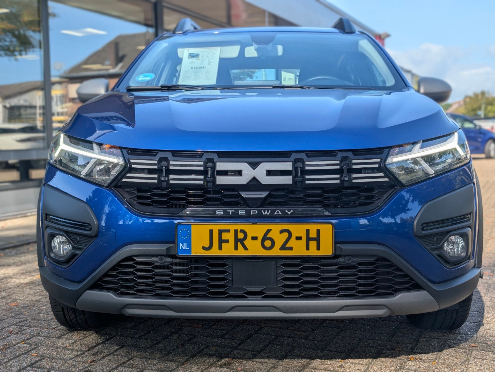 Dacia SANDERO STEPWAY 1.0 TCe 90 Expression 5d AUTOMAAT, Rij, Auto's, 12 maanden, Stof, Gebruikt, Blauw