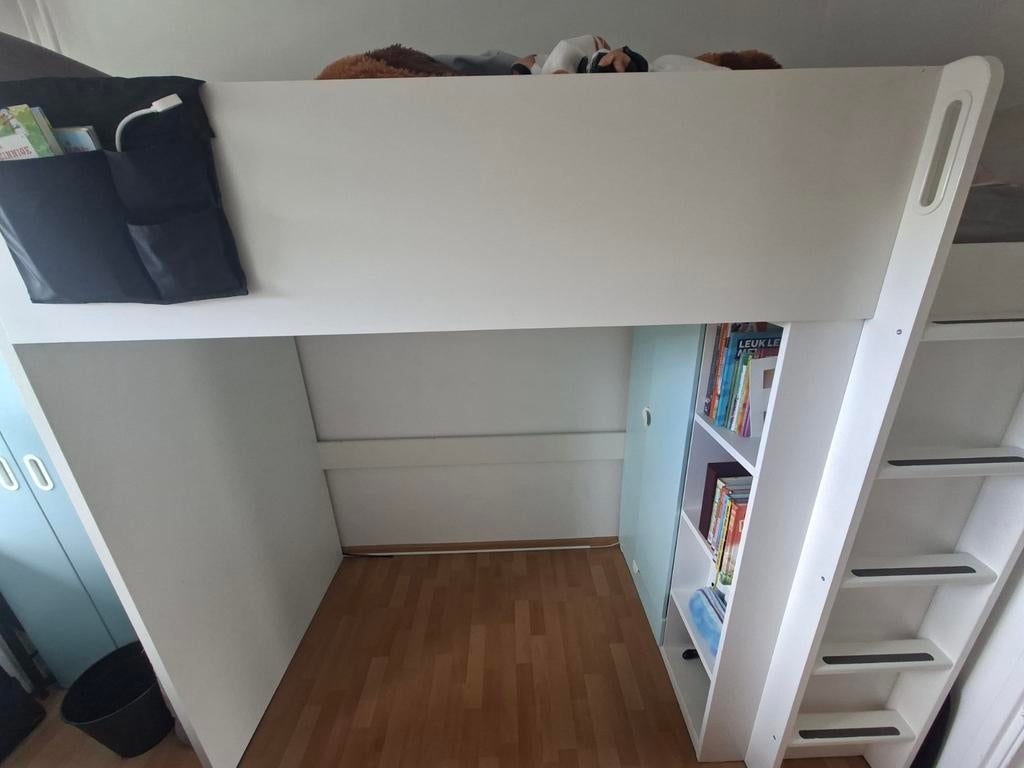 Hooglaper ikea, Huis en Inrichting, Slaapkamer | Stapelbedden en Hoogslapers, Eenpersoons, Ophalen of Verzenden, Zo goed als nieuw