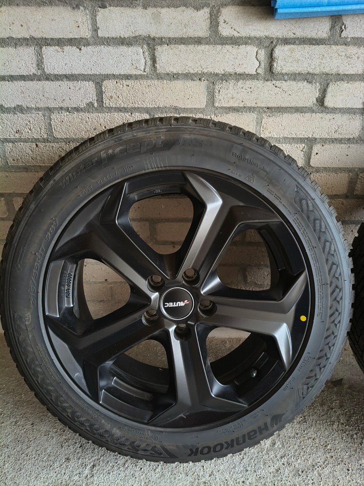 Autec velgen met Hankook Winter i*cept RS3 banden, Ophalen, Banden en Velgen, 17 inch, Winterbanden