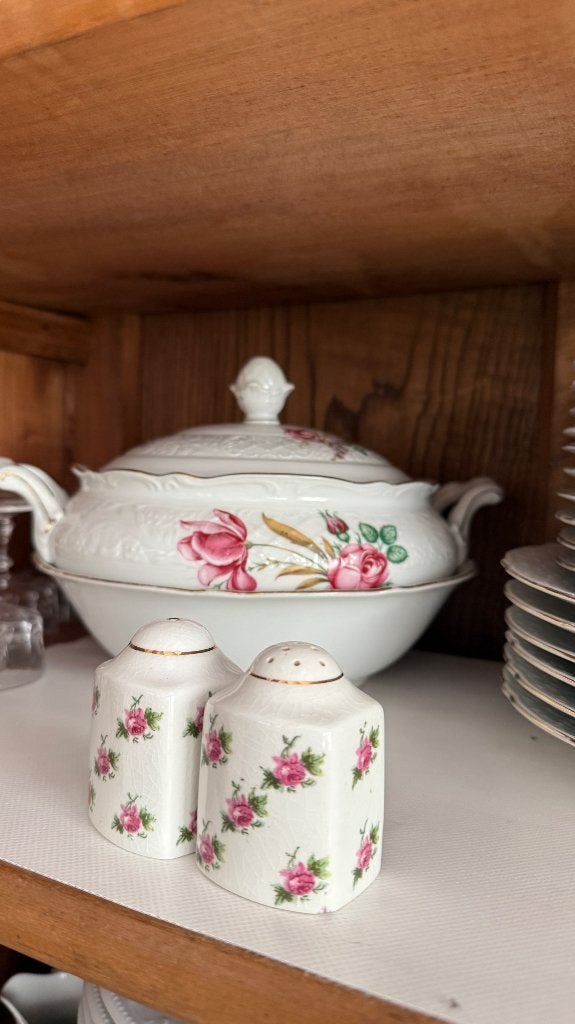 Servies antiek romantisch, Antiek en Kunst, Antiek | Servies compleet, Ophalen of Verzenden