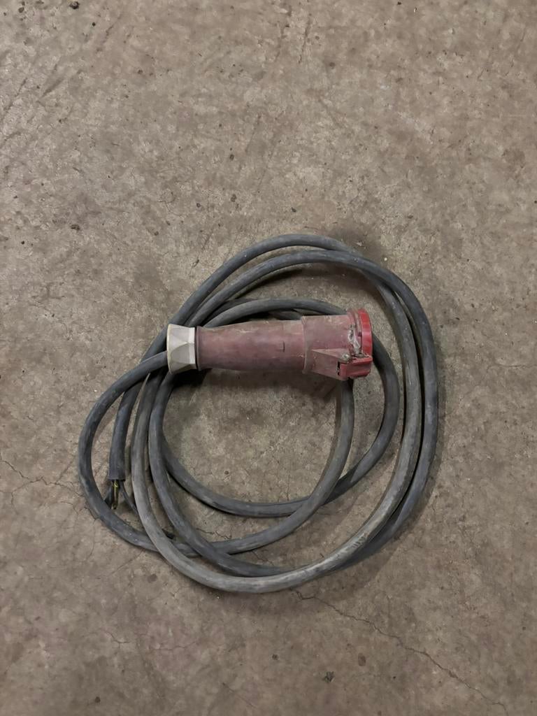 63 ah ampere stekker met kabel, Ophalen of Verzenden, Zo goed als nieuw
