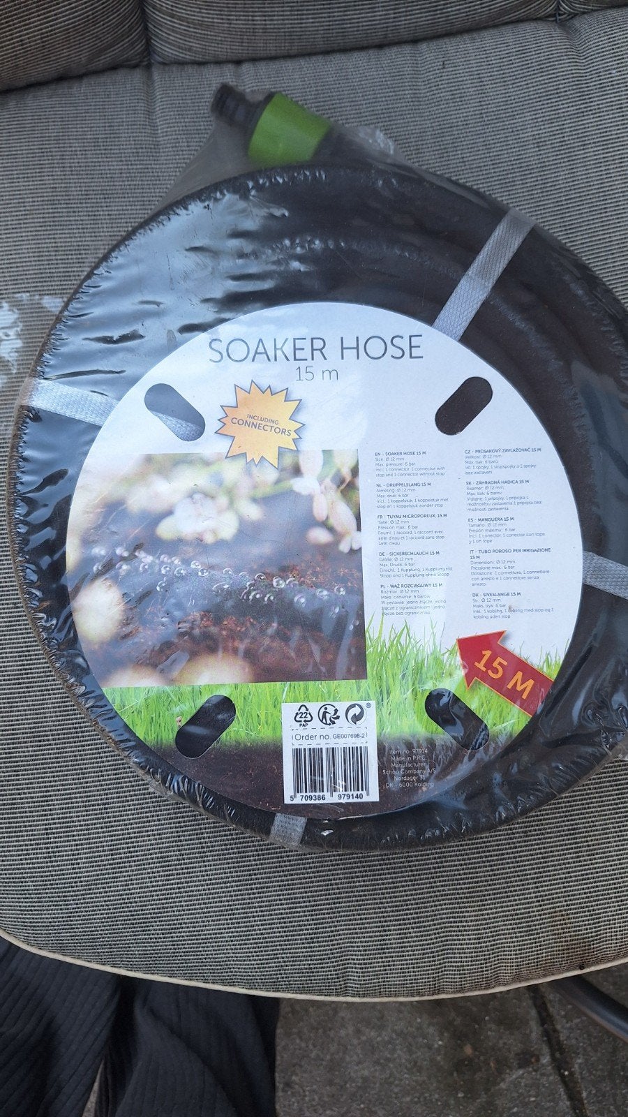 Soaker Hose - Druppelslang 15m met Connectoren, Tuin en Terras, Ophalen