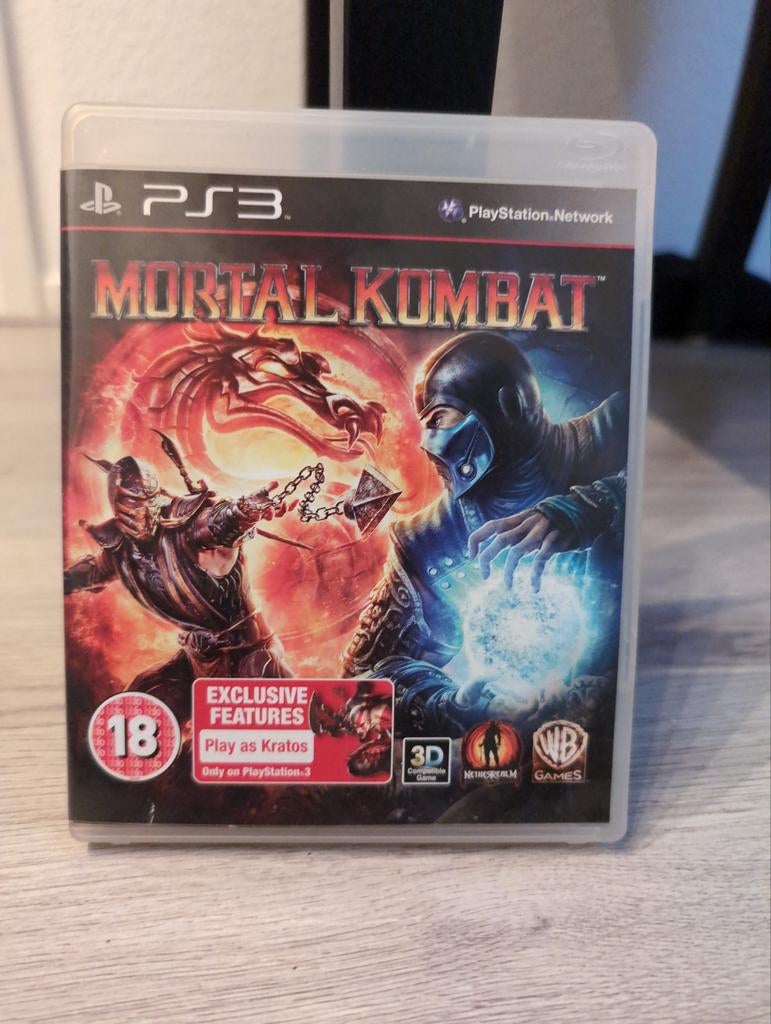 Mortal Kombat PS3 - Vechtgame met Kratos, Spelcomputers en Games, Games | Sony PlayStation 3, Vanaf 18 jaar, Vechten, 2 spelers