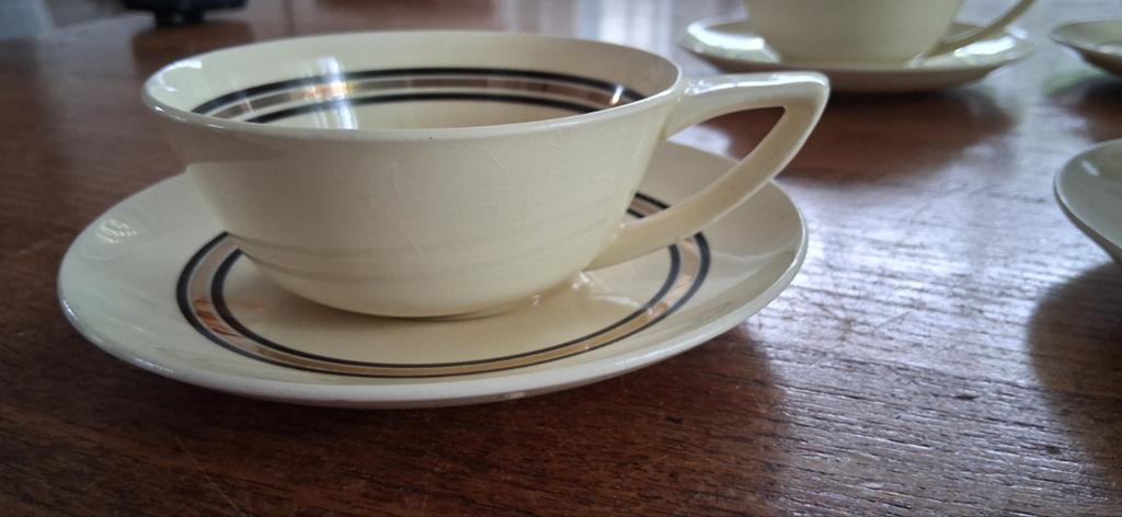 Art Deco Theeset Petrus Regout Maastricht 1941 - 5-delig, Ophalen of Verzenden
