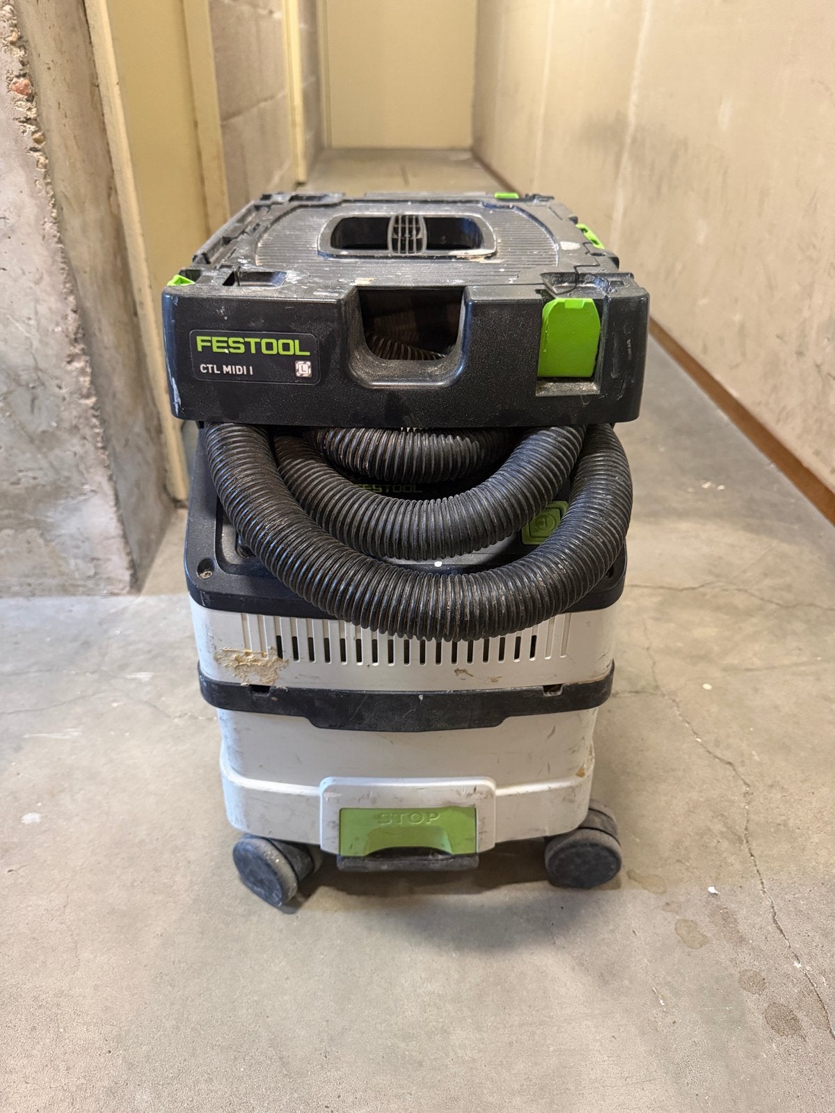 Festool CTL MIDI I Stofzuiger met accessoires, Inclusief accessoires, Gebruikt, Ophalen of Verzenden, Industriële stofzuiger