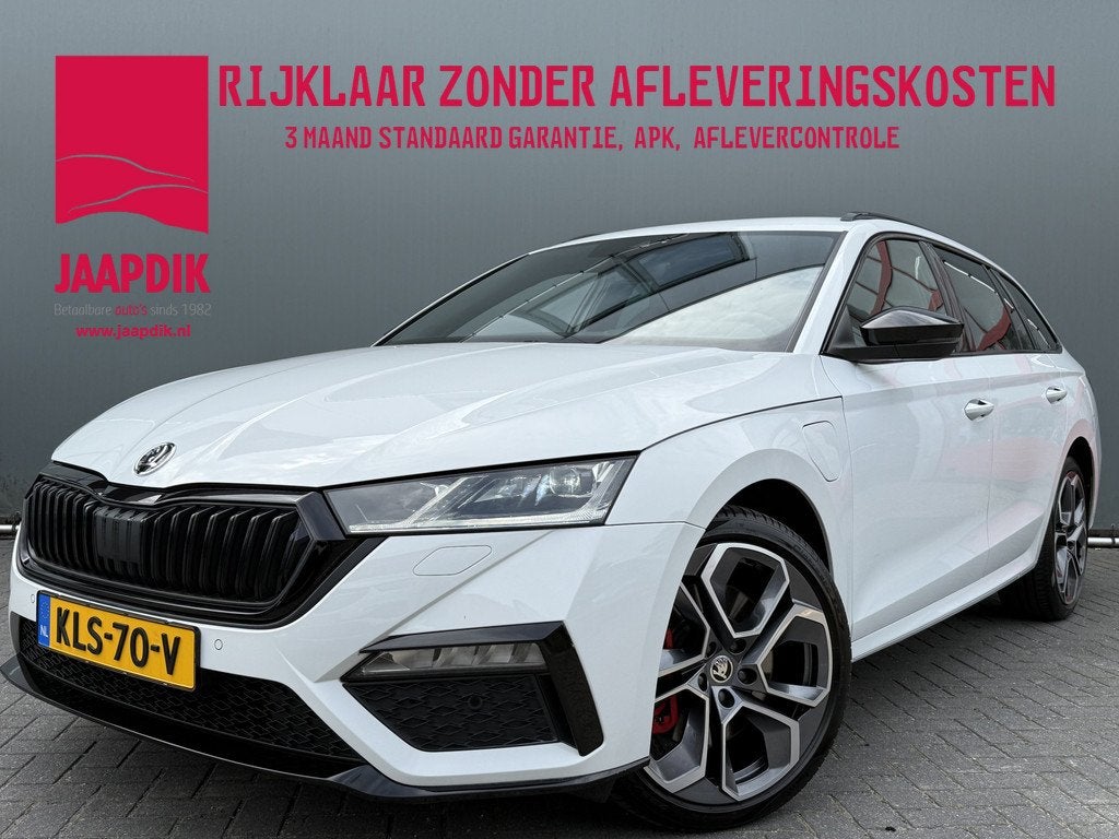 Skoda Octavia Combi BWJ 2023 1.4 TSI iV PHEV 225PK Sportline, Auto's, Skoda, Bedrijf, Te koop, Octavia, ABS, Airbags, Airconditioning