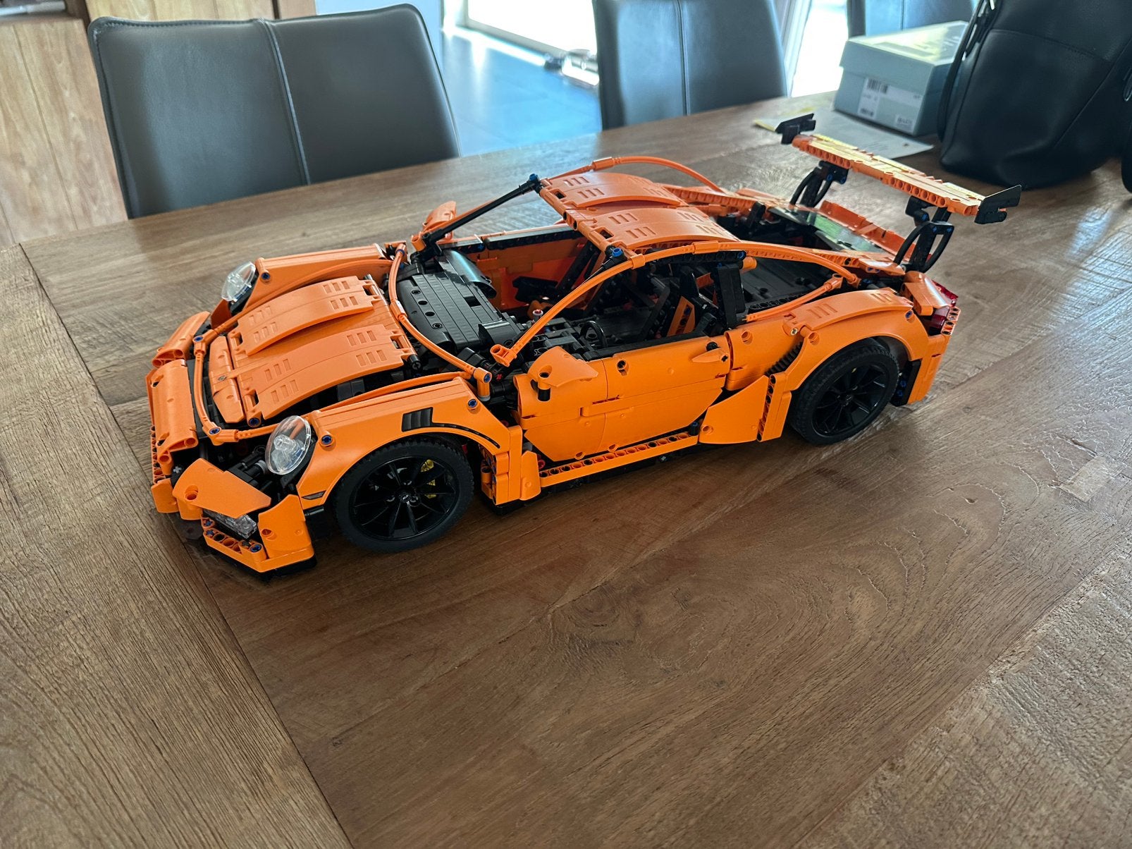 Lego technic 42056, Porsche 911 GT3 RS, compleet, Kinderen en Baby's, Speelgoed | Duplo en Lego, Ophalen, Compleet, Lego, Zo goed als nieuw