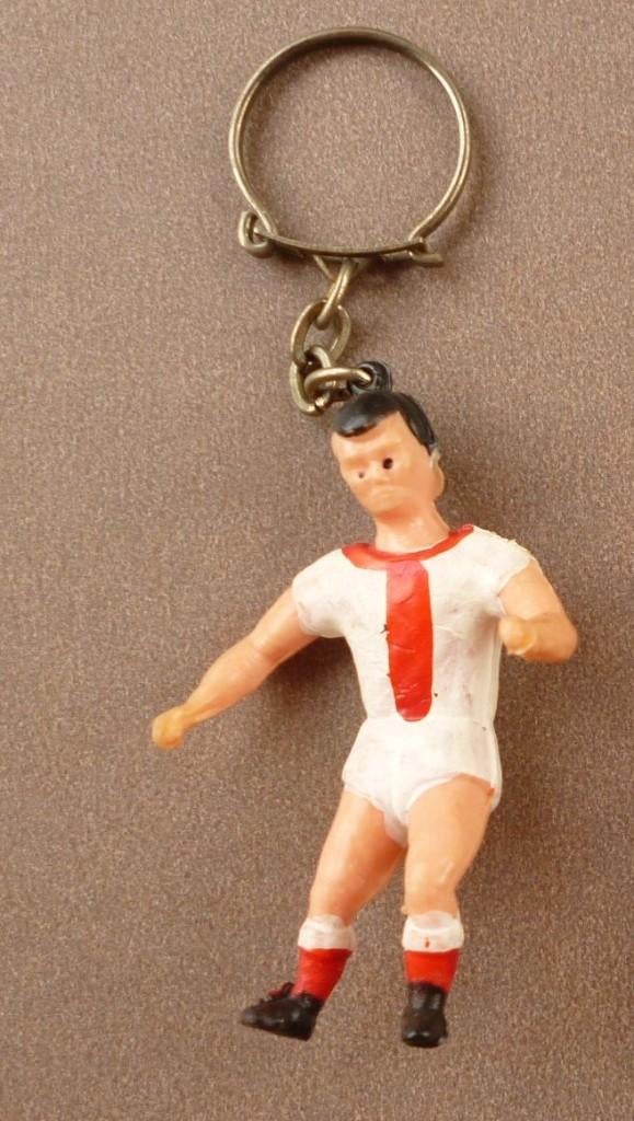 zeer oude jaren -70 sleutelhanger AJAX, Verzamelen, Ophalen of Verzenden, Gebruikt, Ajax, Overige typen