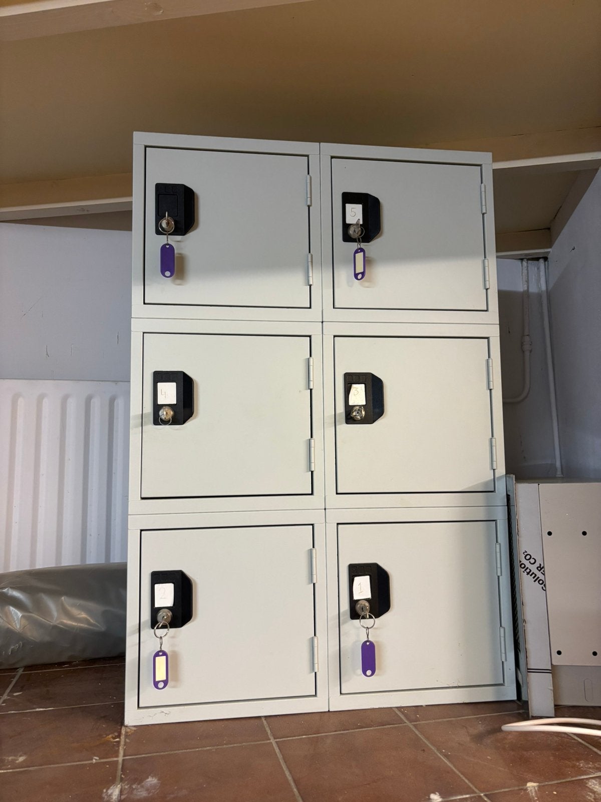 Locker kastjes met sleutel, Ophalen, Gebruikt